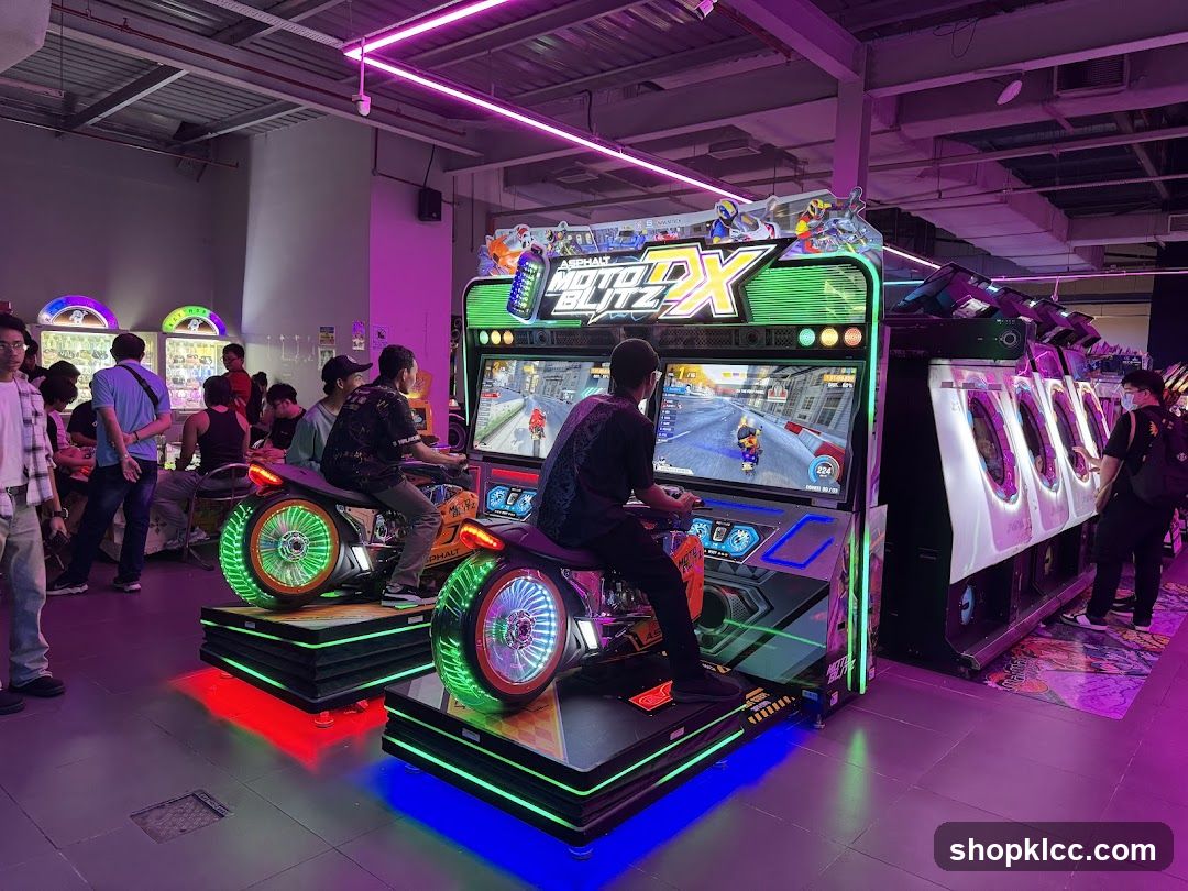 Arcade with Motorcycle Racing Games