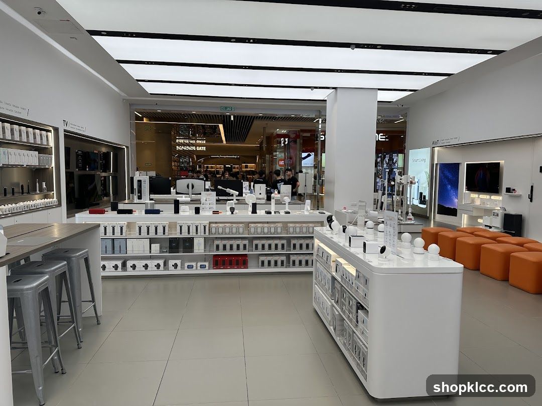 Electronics Store Interior