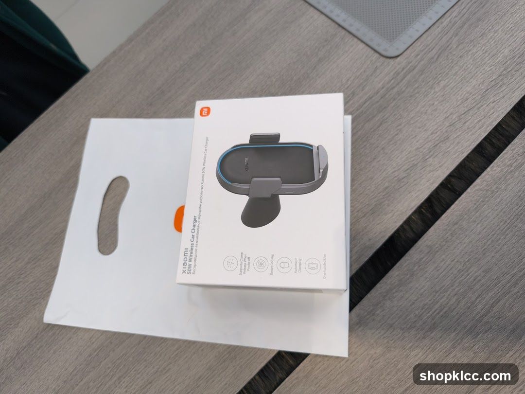 Xiaomi 50W Wireless Car Charger Box