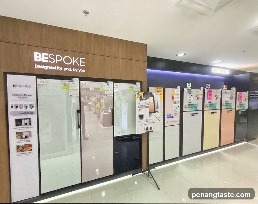 Samsung Bespoke Refrigerators Display