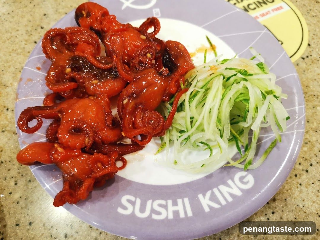 Sweet Baby Octopuses with Shredded Cucumber
