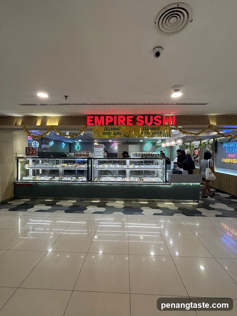 Empire Sushi storefront interior
