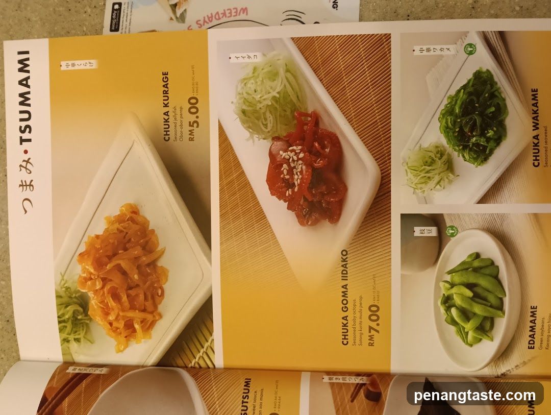 Tsumami Menu