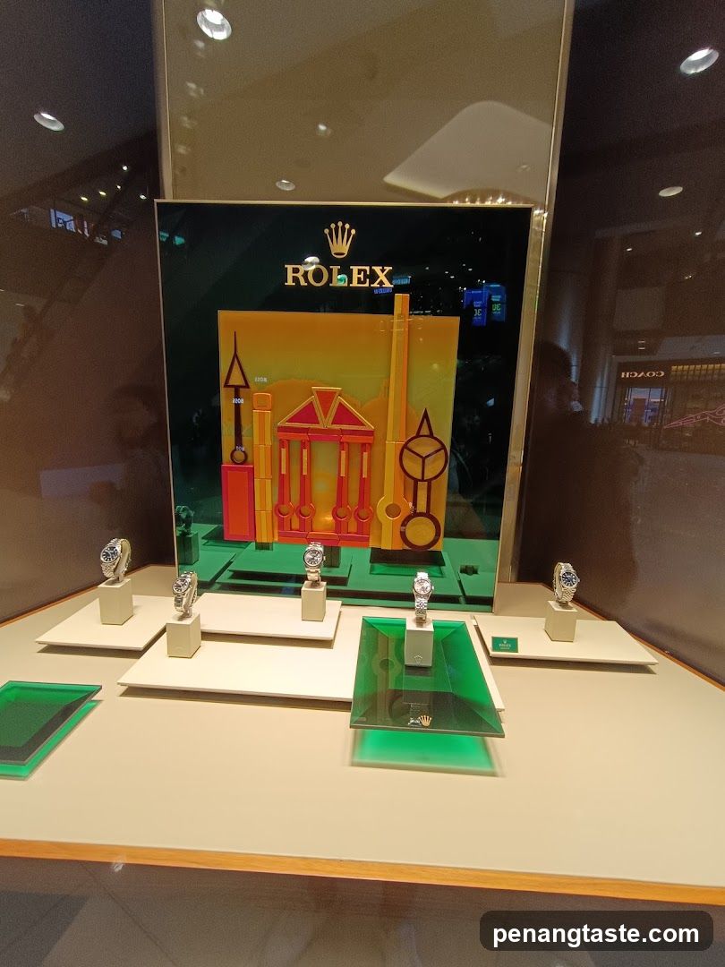Rolex Watch Display