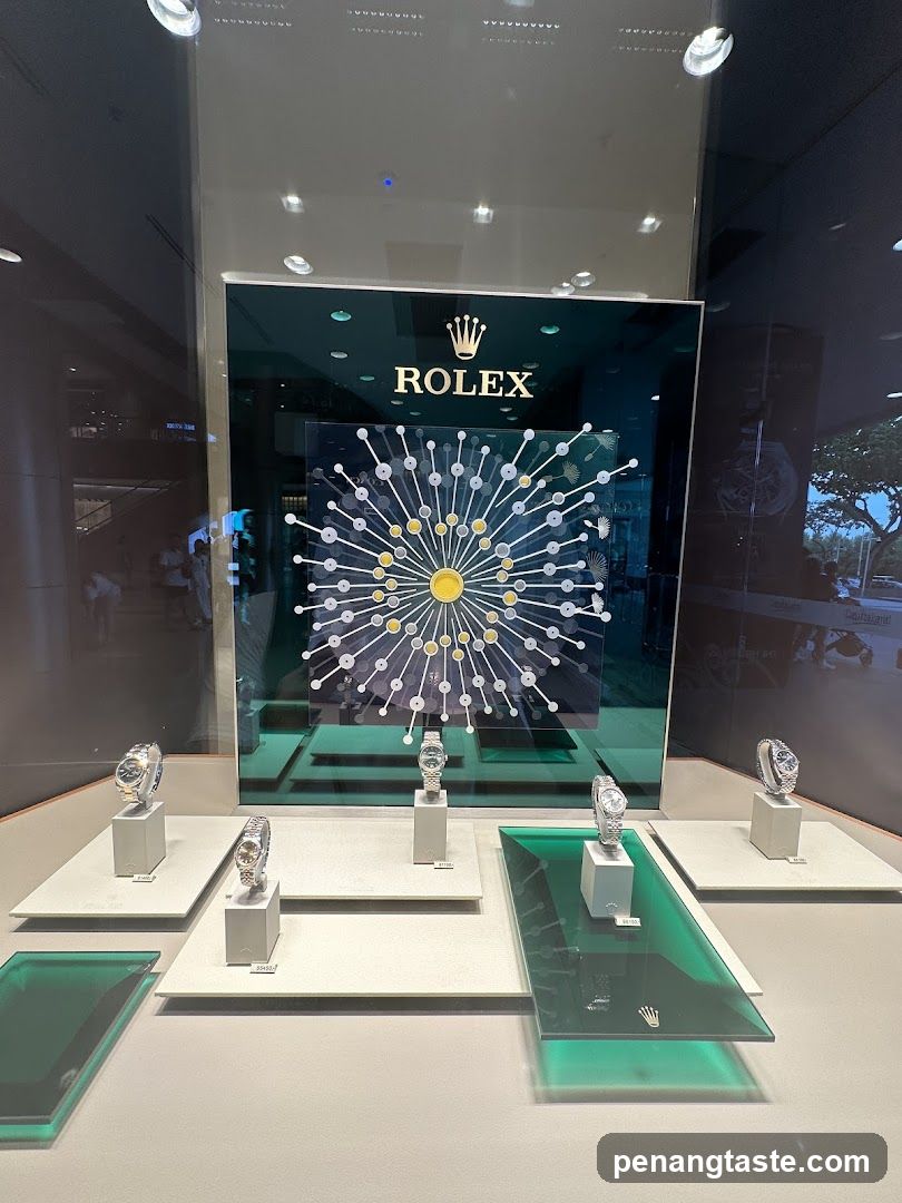 Rolex Watch Display