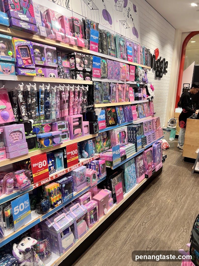 Store Interior with Branded Merchandise