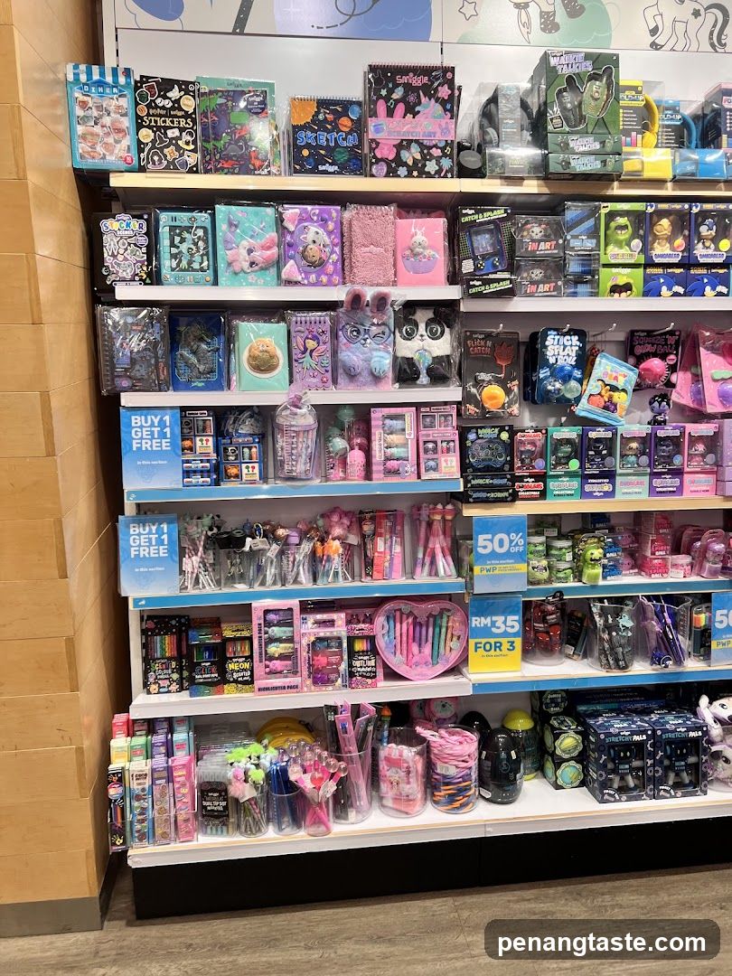 Stationery and Toys Display