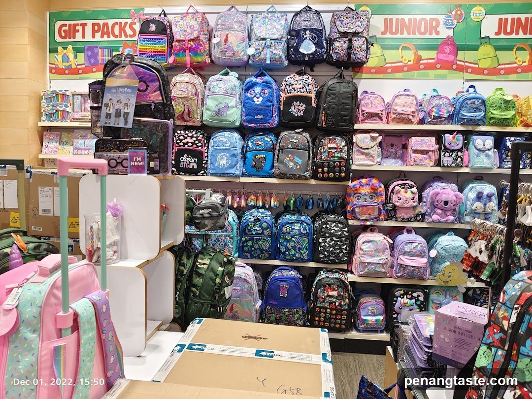 Backpacks and Gift Packs Display