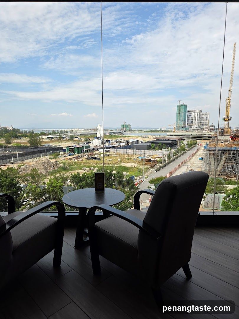 Seating Area with City View
