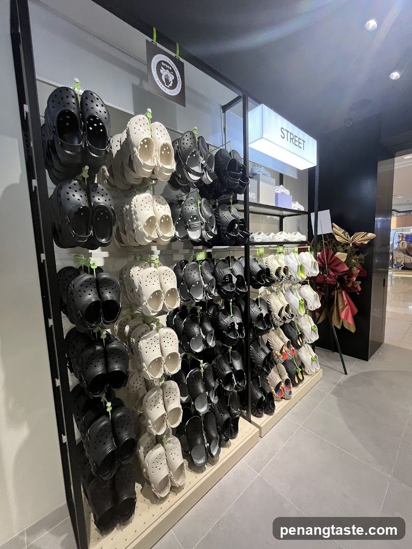 Crocs Shoes Display