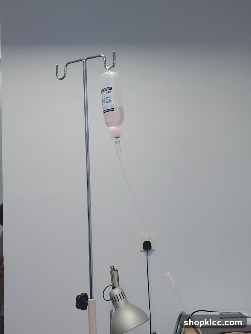 IV Drip Setup in Clinical Setting