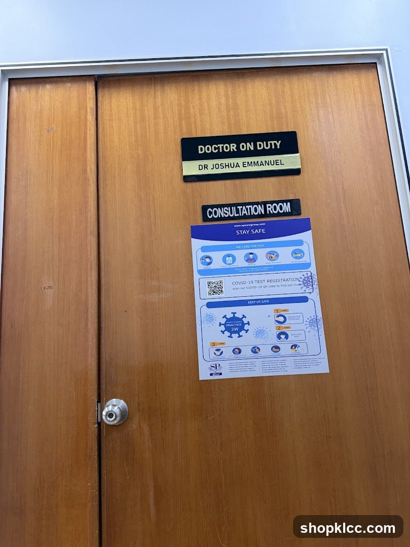 Consultation Room Door Signage