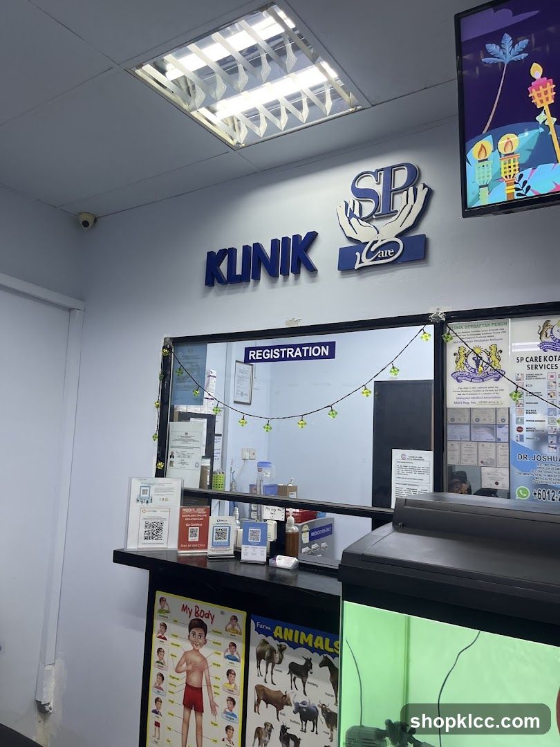 Klinik SP Interior Reception Area