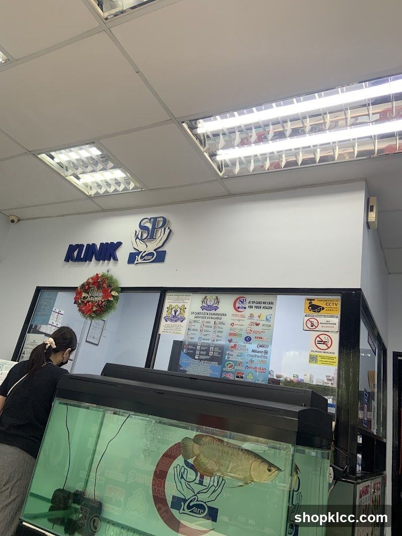 Klinik SP Interior with Fish Tank