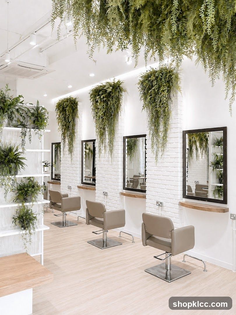 Modern Hair Salon Interior