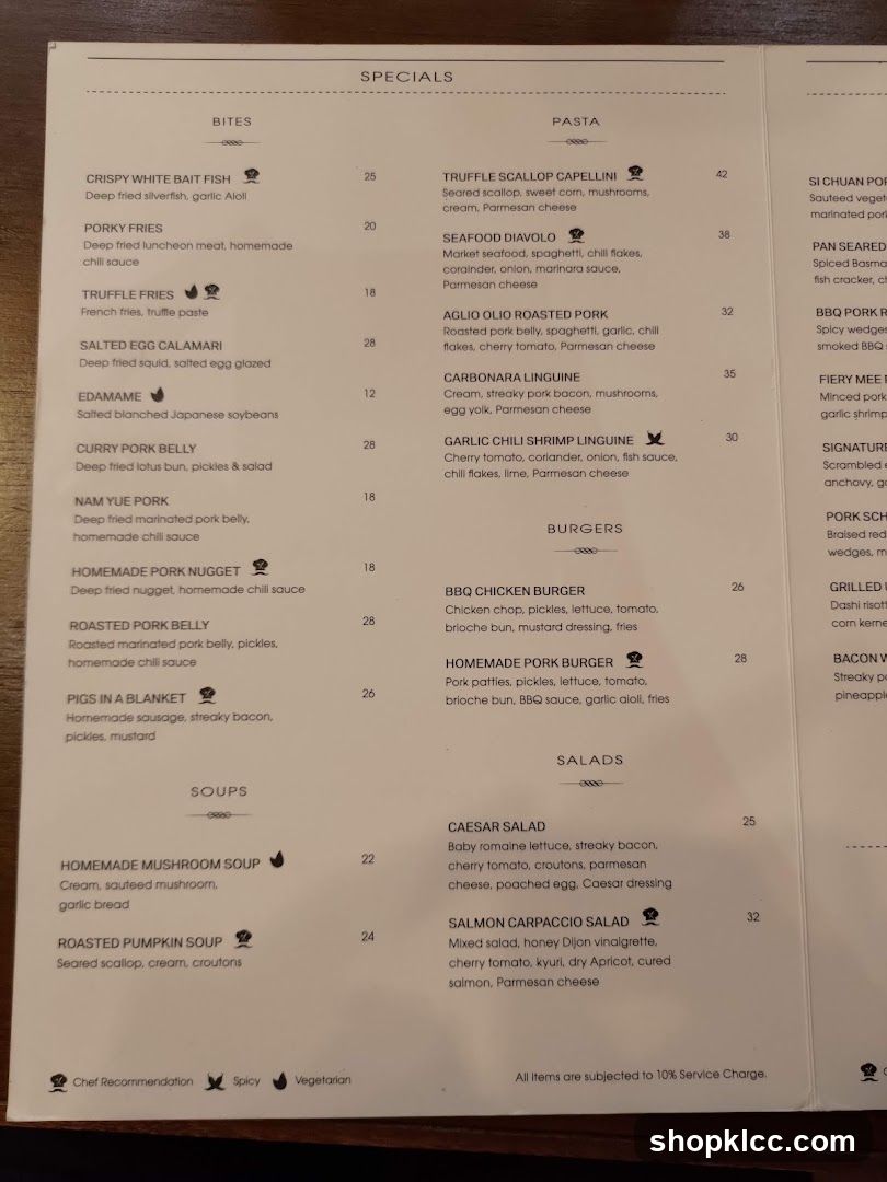 Restaurant Menu