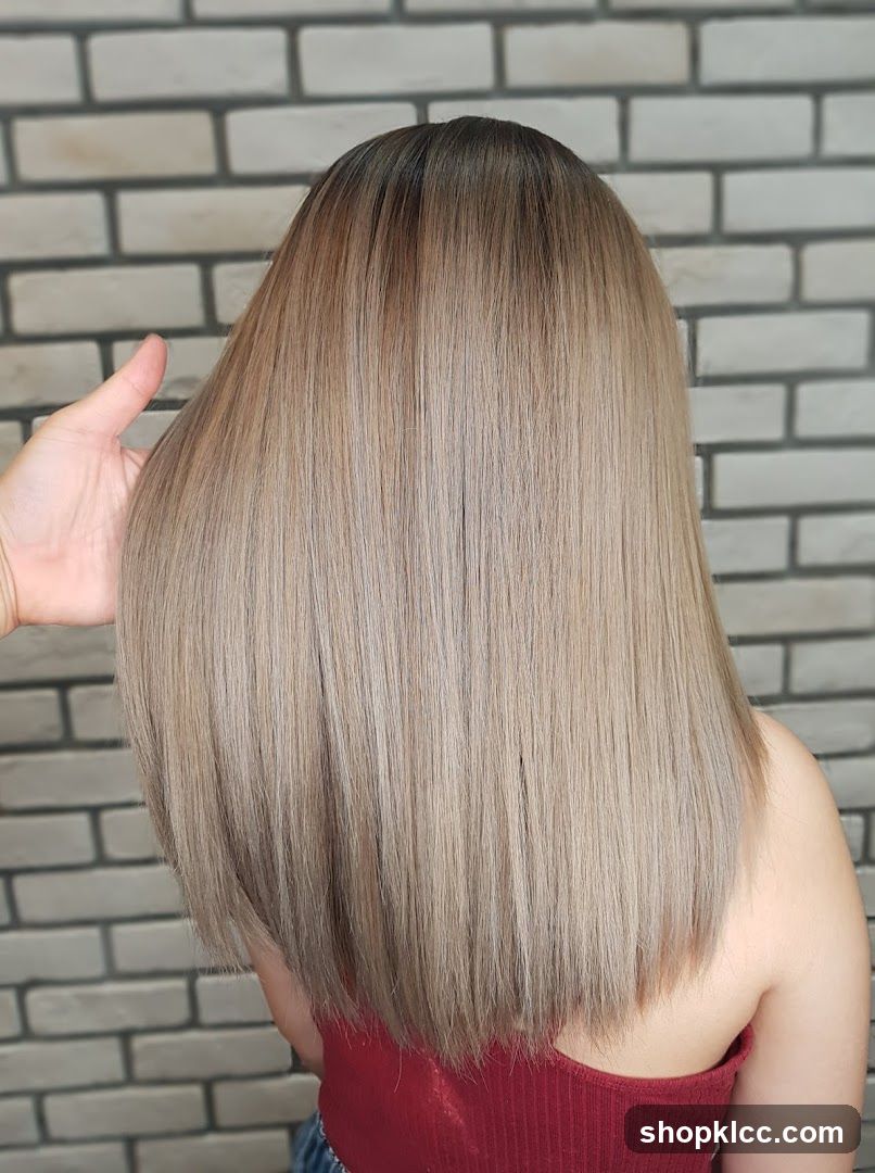 Hair Color Styling Result