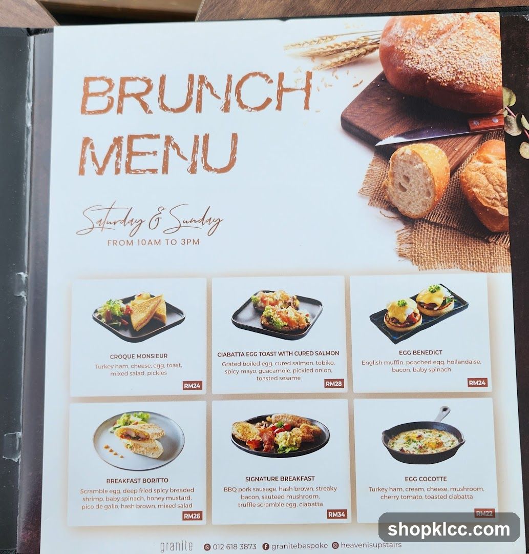 Brunch Menu