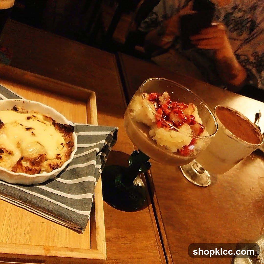 Dessert and Drink Spread