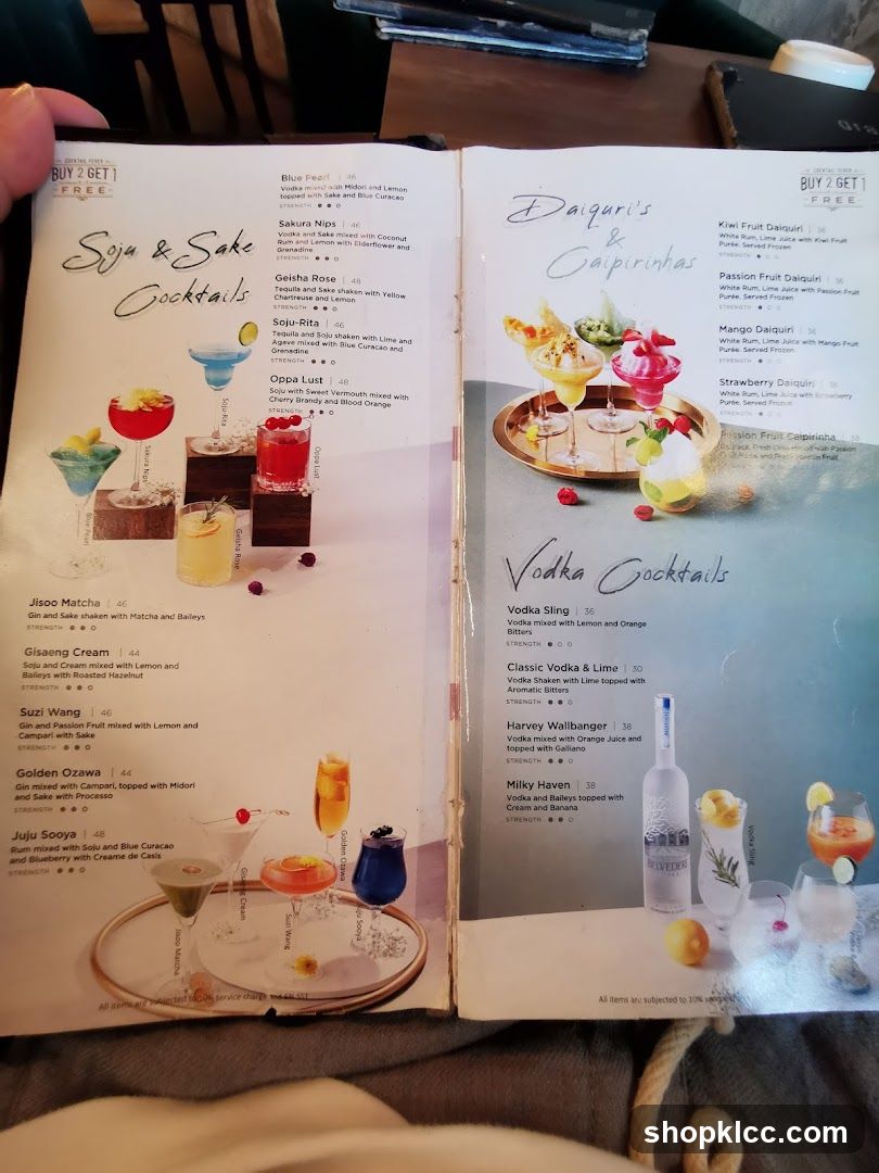 Cocktail Menu