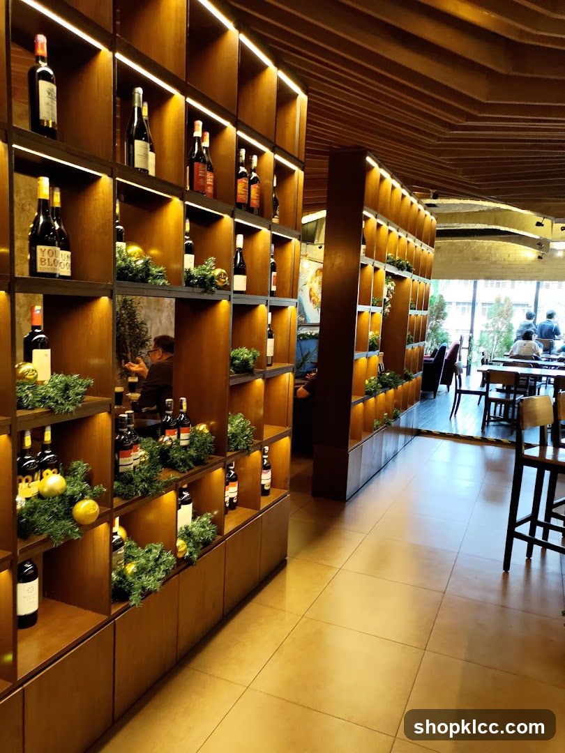 Interior of a wine bar or restaurant