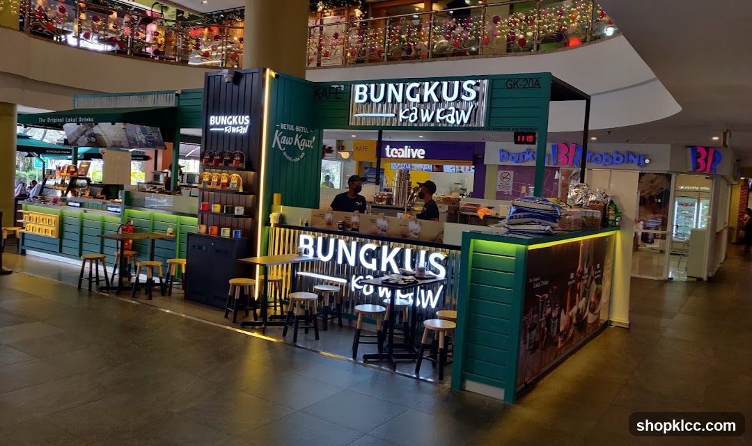 Bungkus Kaw Kow Food Stall in Mall