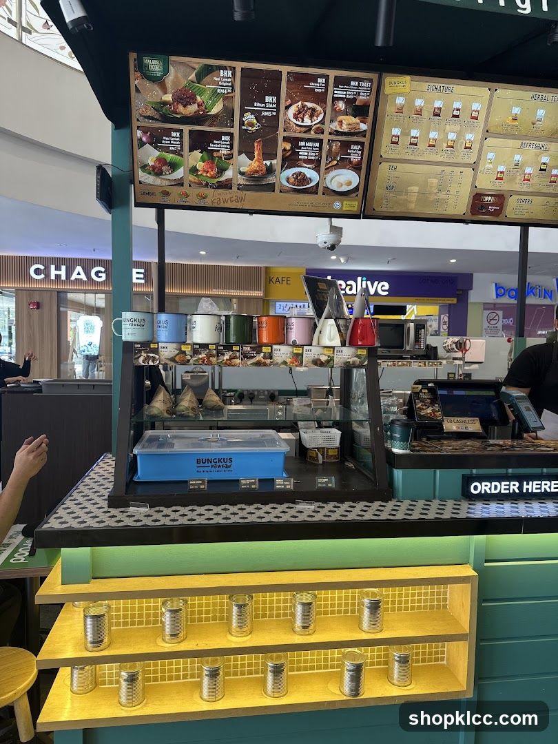 Food Stall Interior View