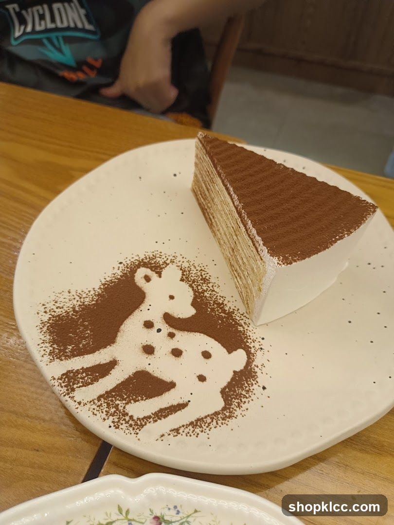 Cake with Cocoa Powder Design