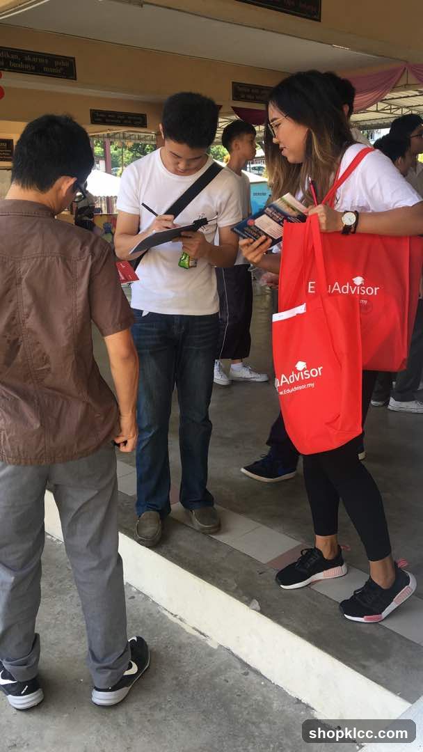 People interacting at an event