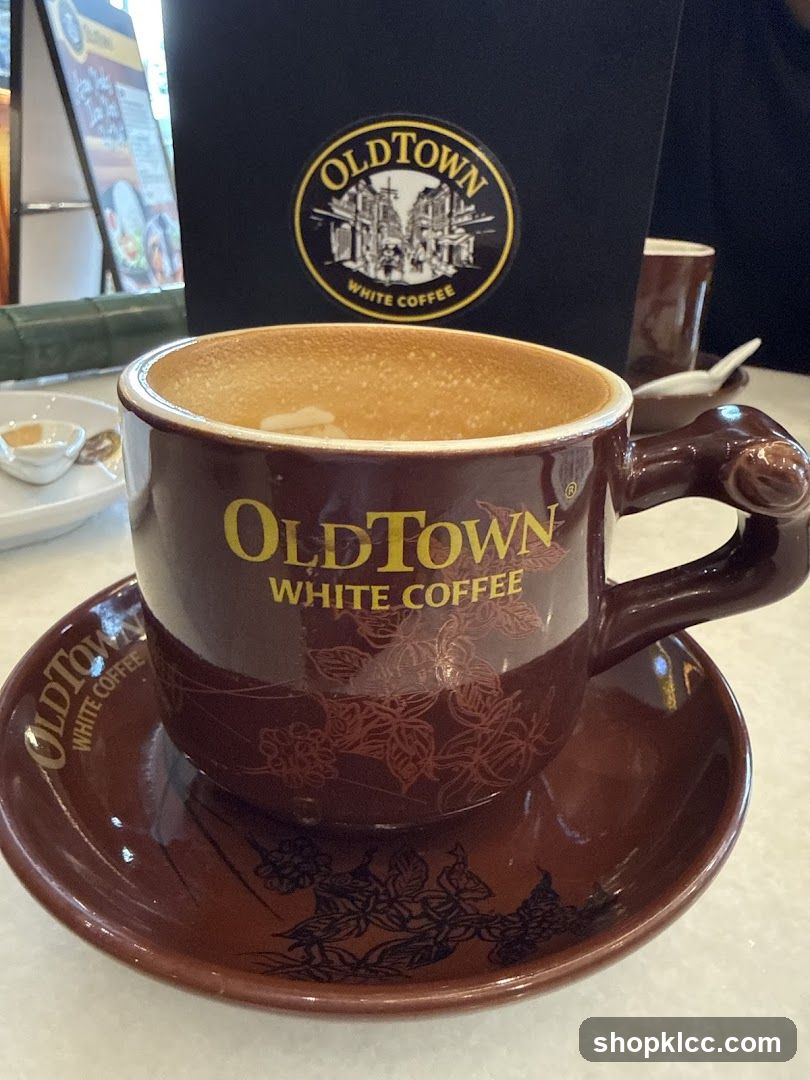 Old Town White Coffee Cup