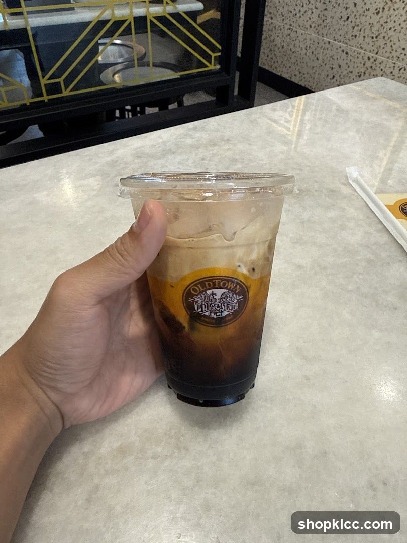 Iced Coffee at Old Town Cafe