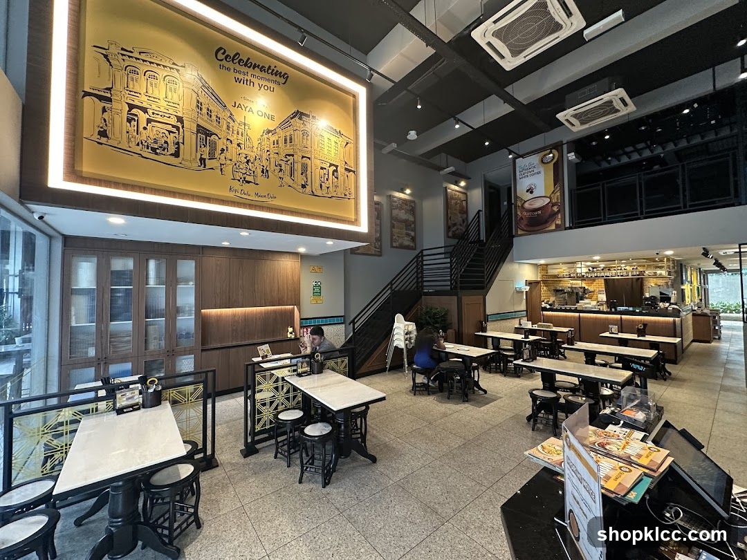 Interior of a modern cafe or restaurant