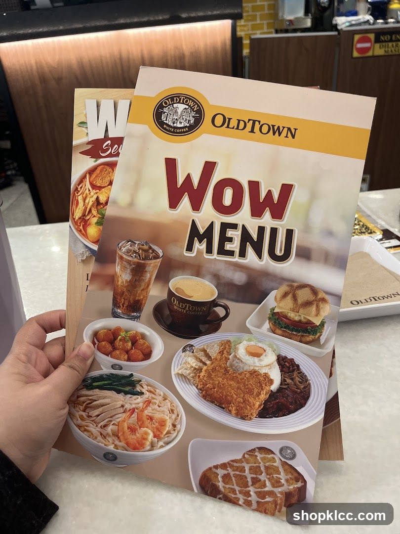 OldTown Wow Menu