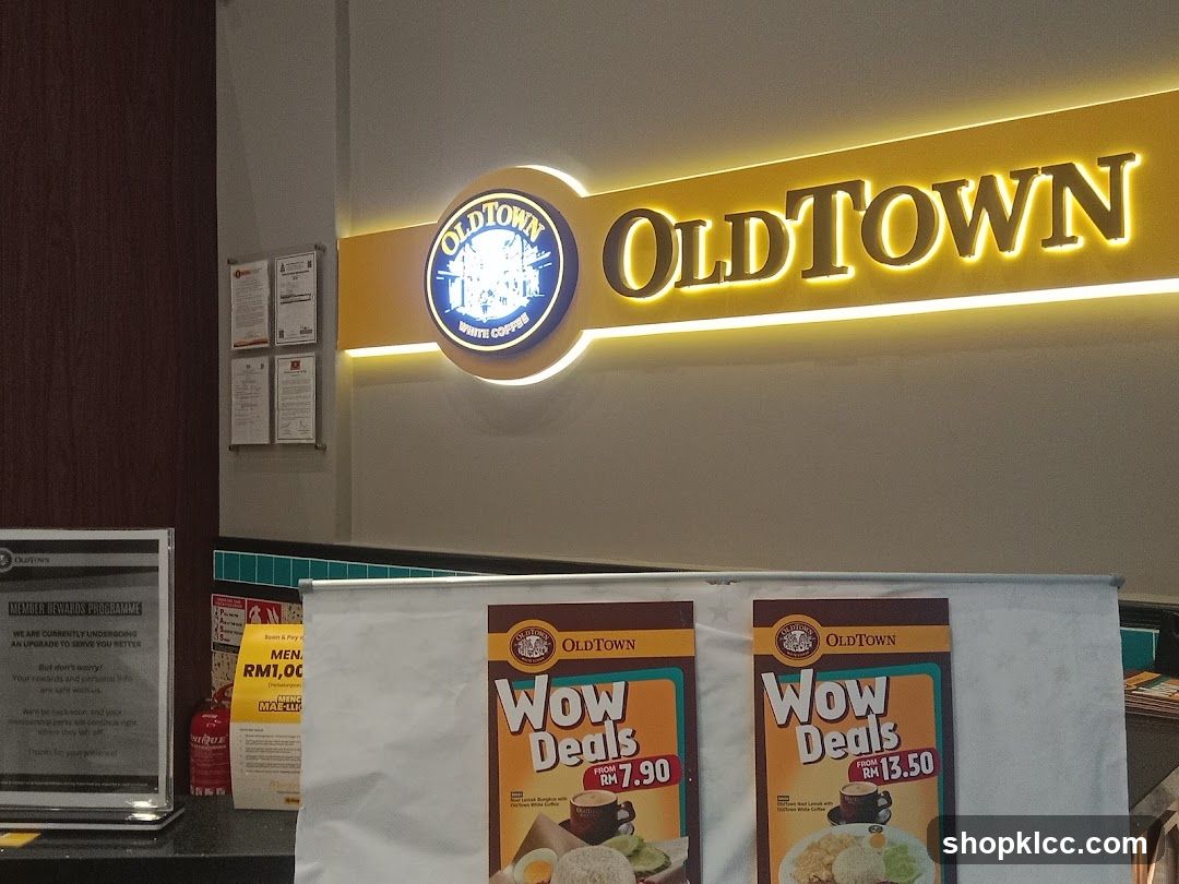 Old Town Coffee Shop Interior Display