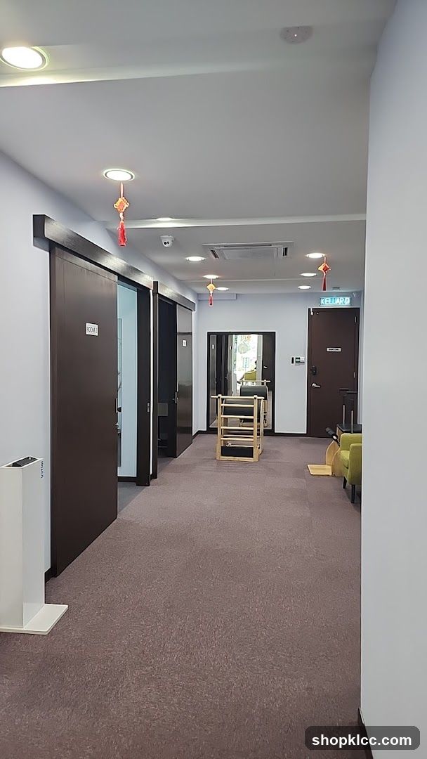Interior Hallway with Decorative Elements
