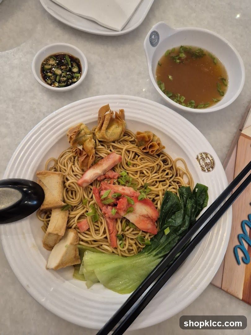 Noodle Dish with Toppings