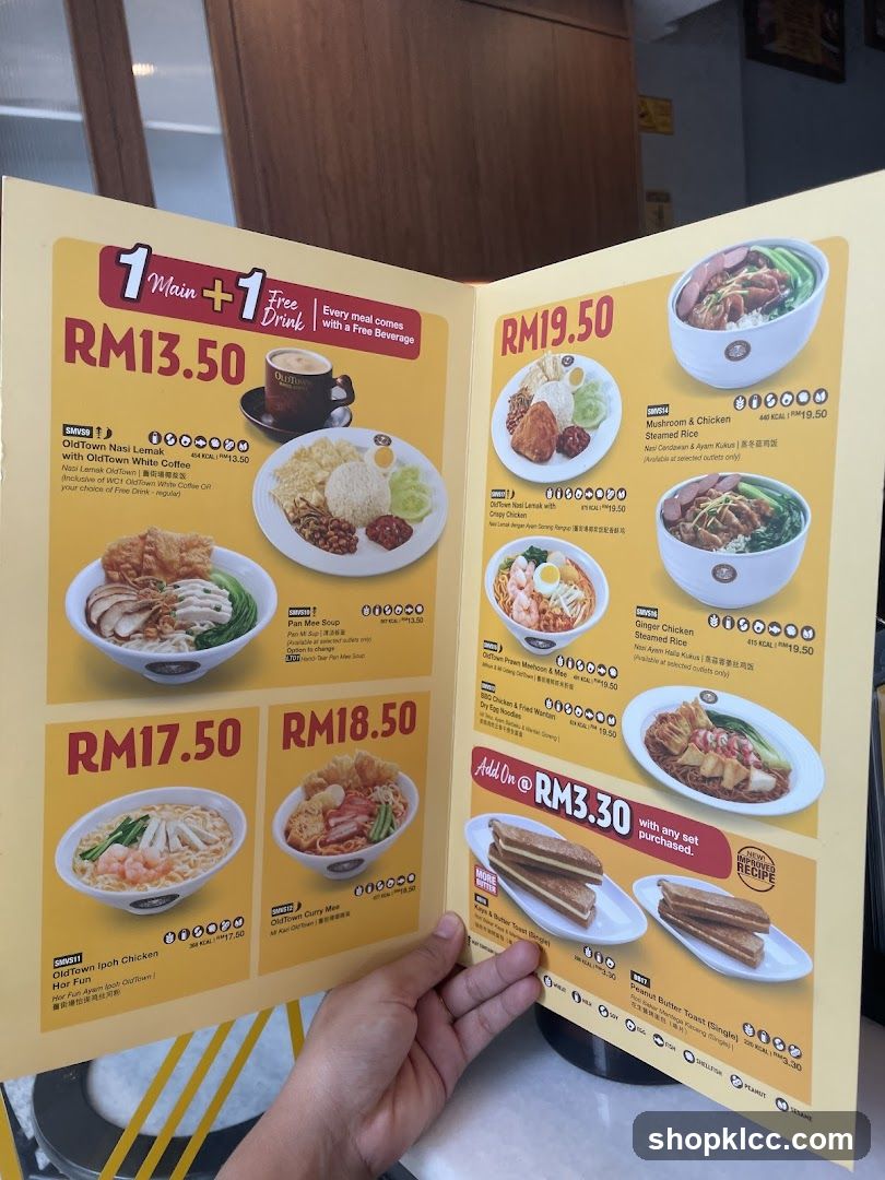 Restaurant Menu Page