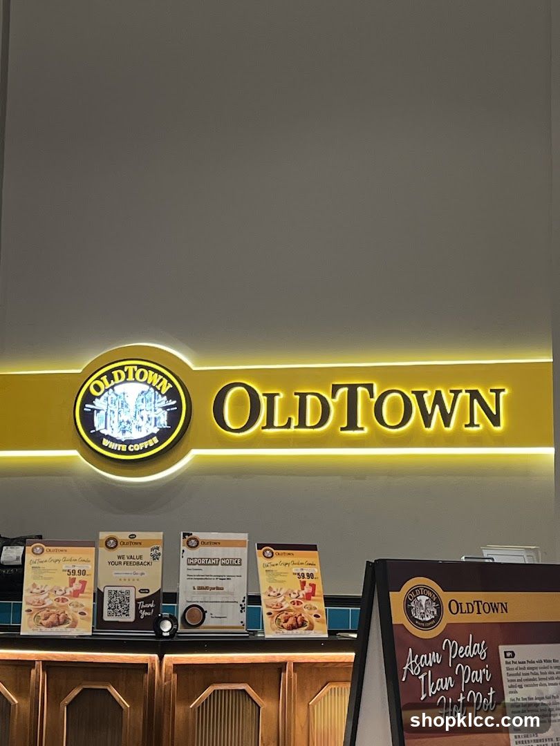 OldTown White Coffee Store Interior