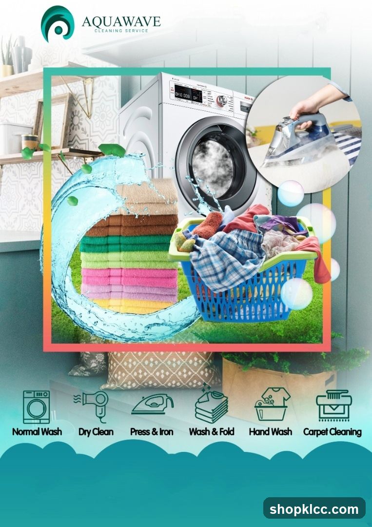 Aquawave Cleaning Service Advertisement