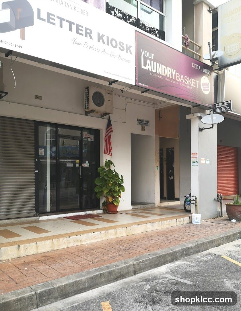 Letter Kiosk and Laundry Basket