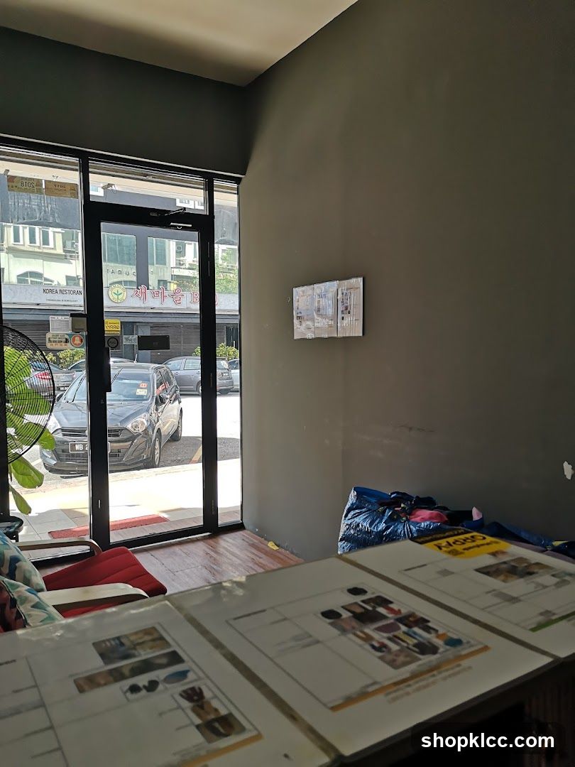 Interior View with Printed Materials