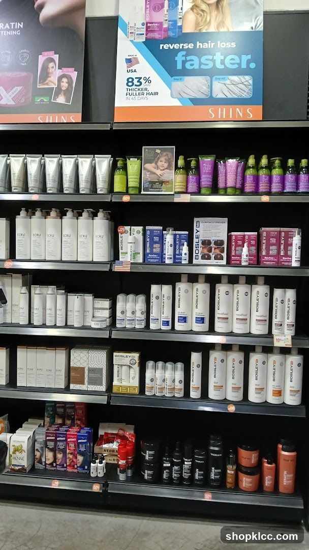 Hair Care Products Display