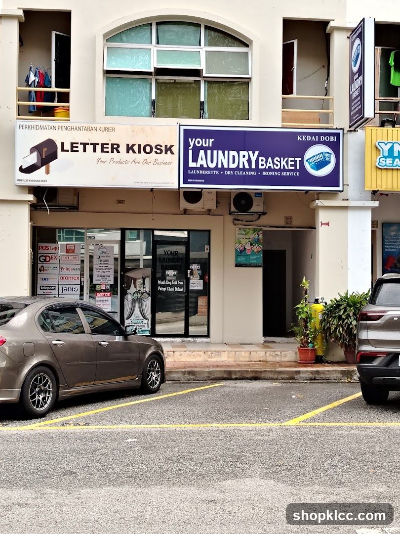 Laundry Basket and Letter Kiosk