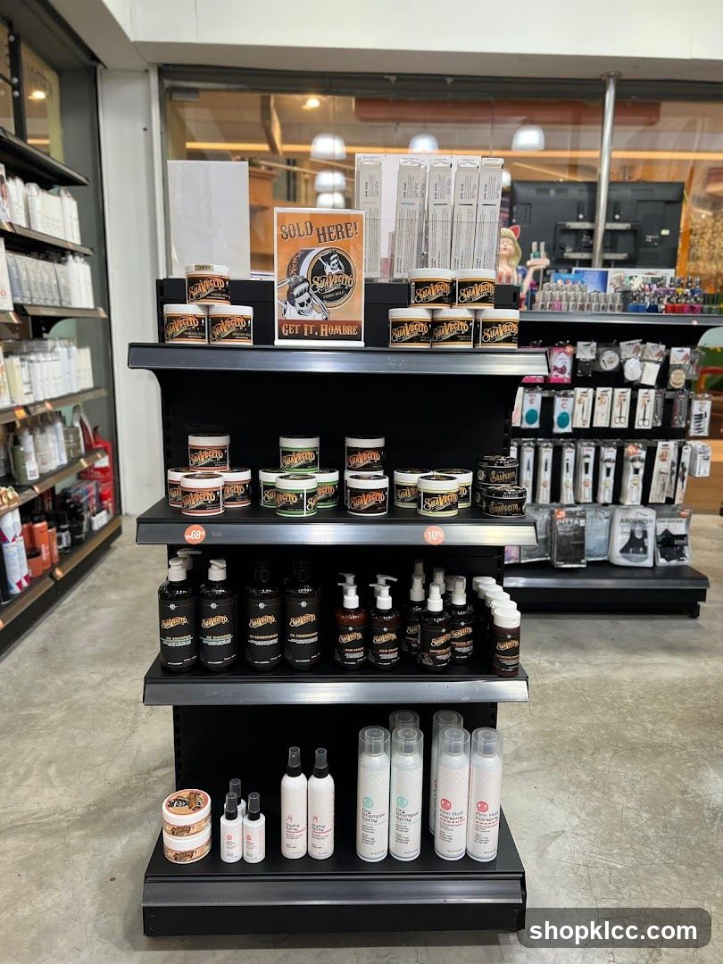 Suavecito Products Display