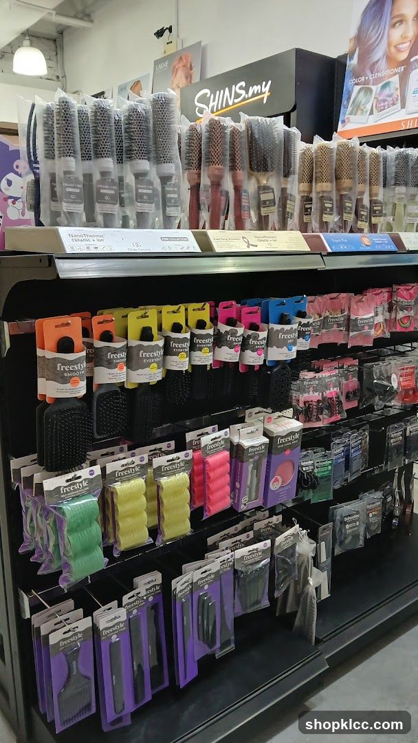 Hair Styling Tools Display