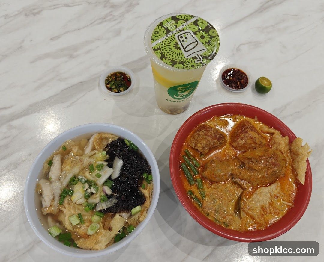 Curry Laksa and Fish Soup