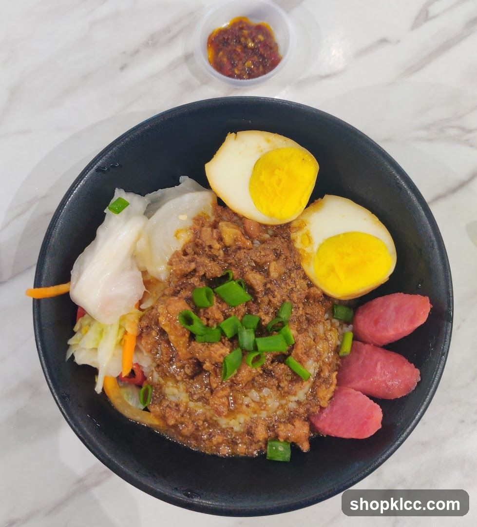 Minced Pork Rice Bowl