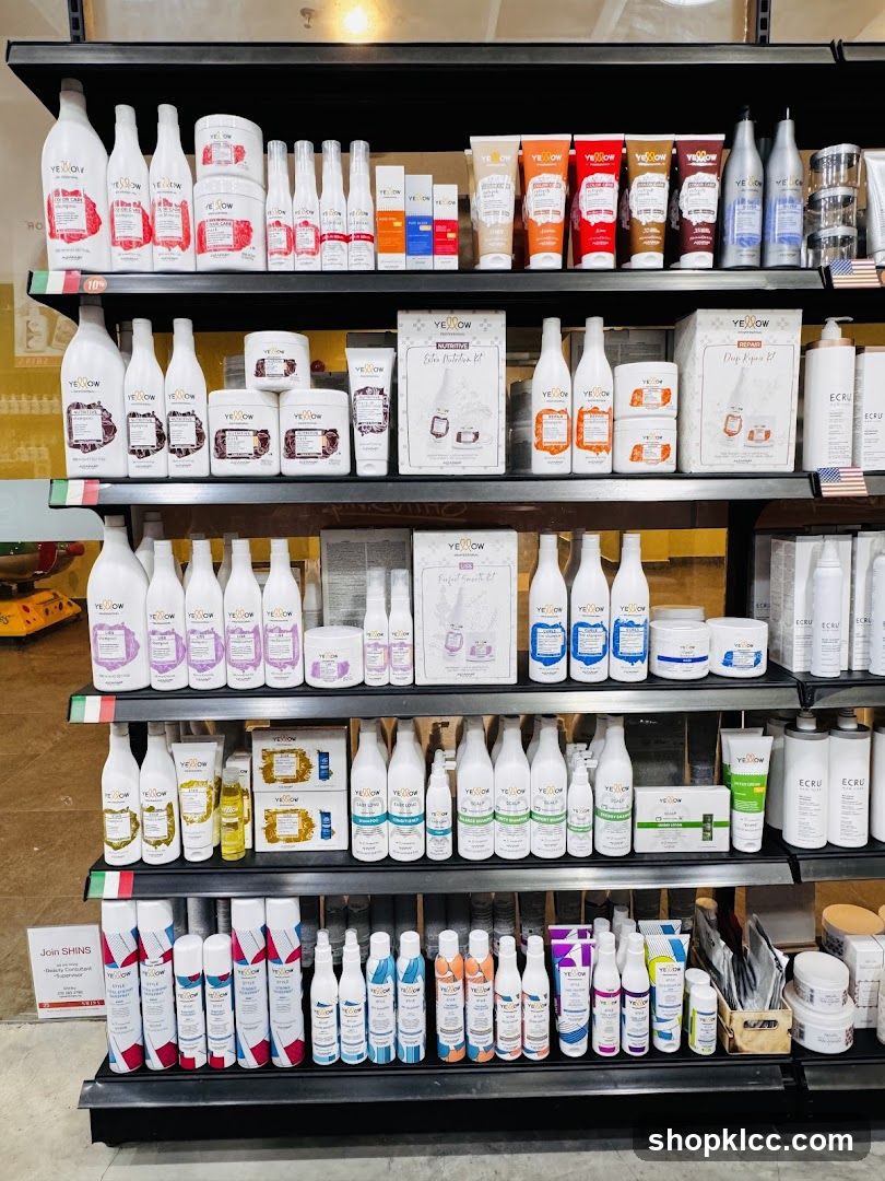 Hair Care Products on Shelves