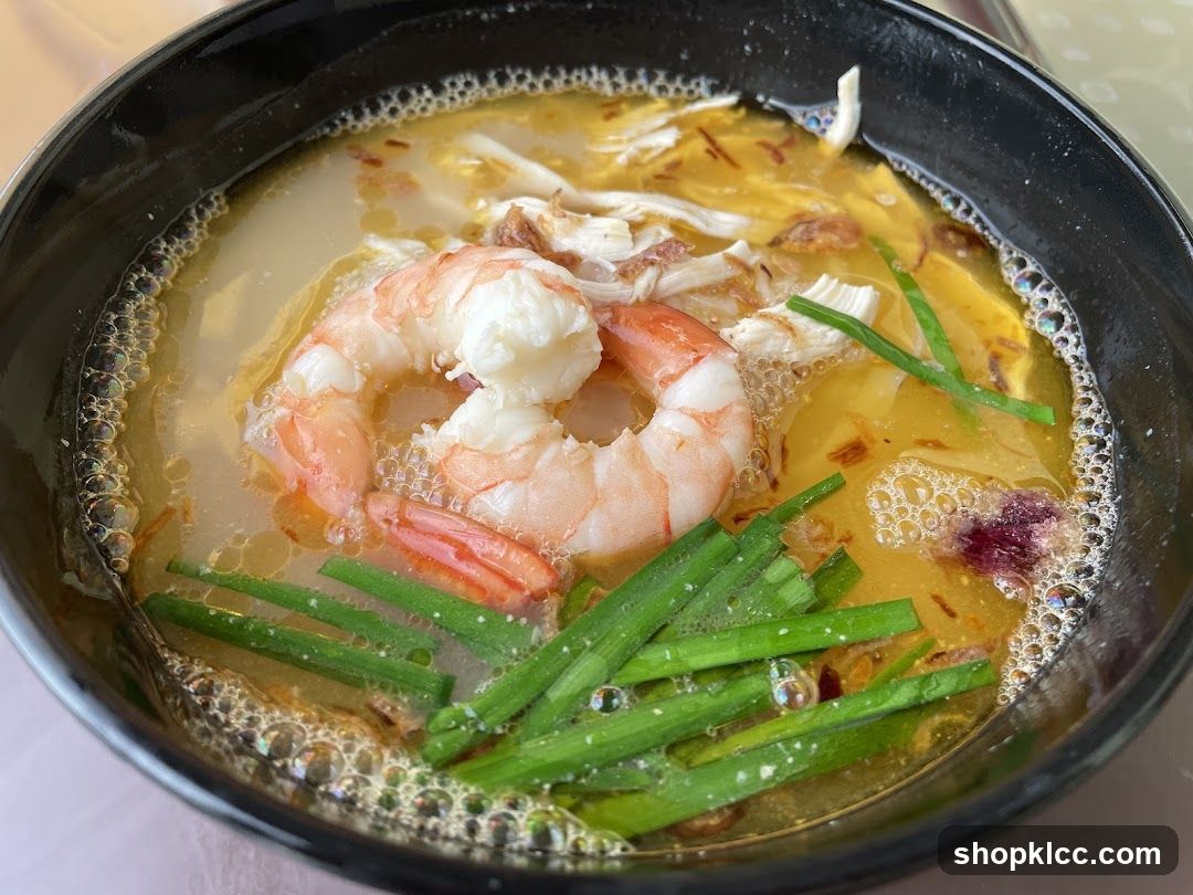 Shrimp and Chicken Noodle Soup