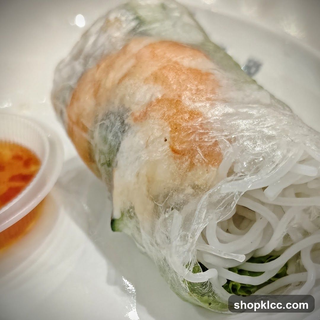Fresh Spring Roll with Shrimp